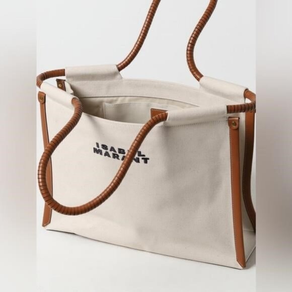 New Authentic New Authentic ISABEL MARANT Toledo Canvas Tote Bag - Picture 5 of 12